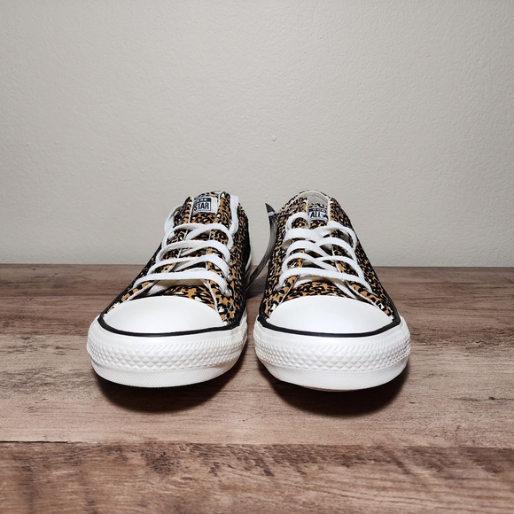 Converse Chuck Taylor All Star OX Low Leopard Gold Mens Shoes Size 9.5 - Picture 7 of 12
